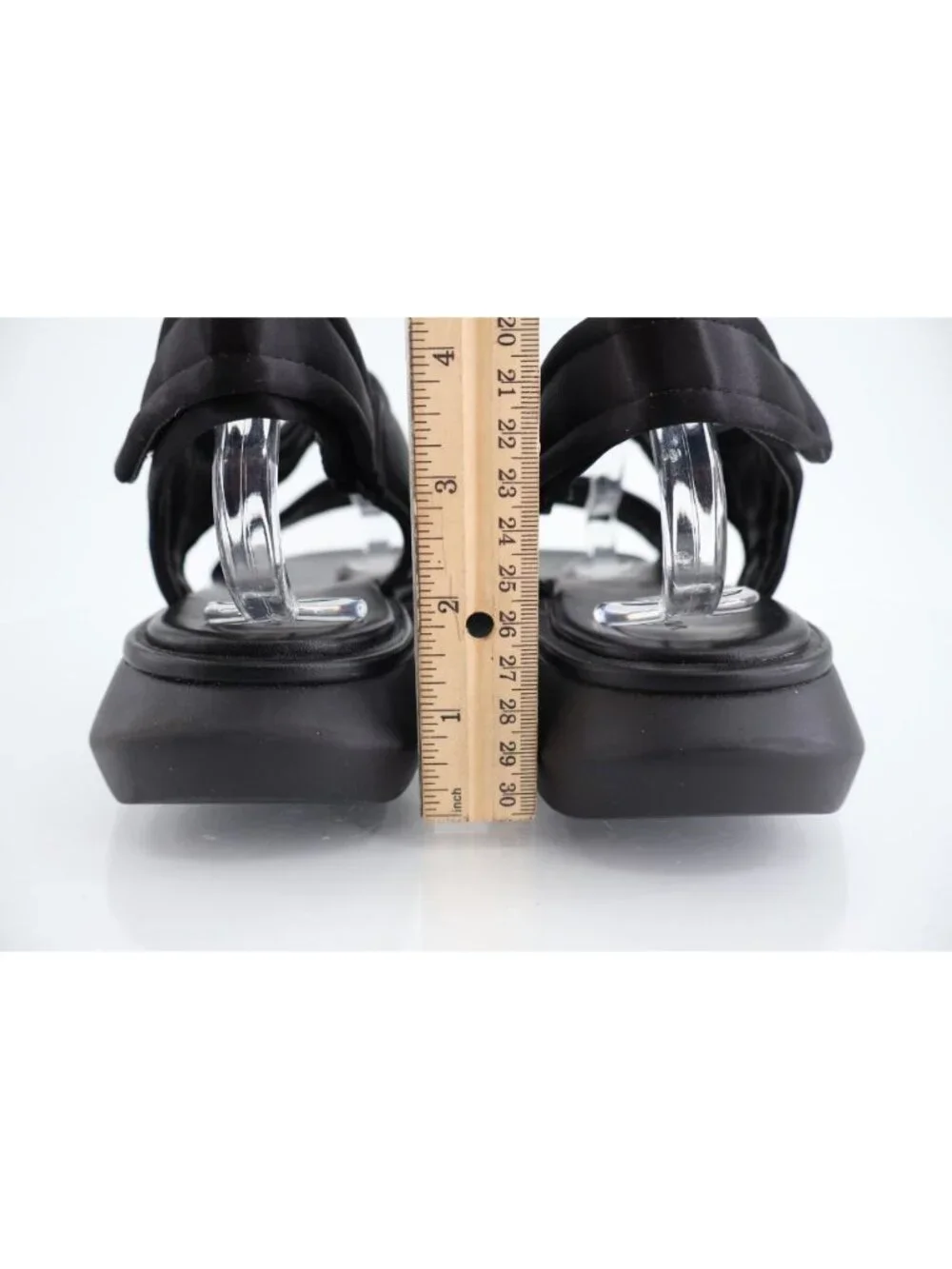 Vince Fresca Sandals Womens 10 Shoes black Strappy Hook & Loop Casual Flats